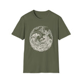 Surreal Ocean Shirt, Wave Staircase Illusion Art Tee, Whale Sea Life Tee, Beach Lover Gift