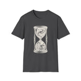 Surreal Celestial Shirt, Star Hourglass Illusion Art Tee, Moon Phase Tee, Mystical Witchy Gift
