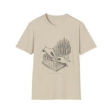 Surreal Occupational Therapy Shirt, Pegboard to City Illusion Art Tee, OT Gift, Occupational Therapist Tee