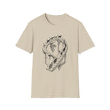 Surreal Cat Shirt, Endless Cat Staircase Illusion Art Tee, Cat Lover Gift, Vintage Engraving Cat Tee