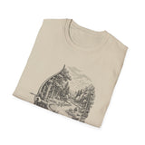 Surreal Combat Archery Shirt, Bow to River Bend Illusion Art Tee, Archery Gift, Archer Tee, Combat Archery Gift