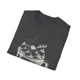 Surreal Christmas Shirt, Hot Cocoa Hills Illusion Art Tee, Christmas Gift, Winter Holiday Tee