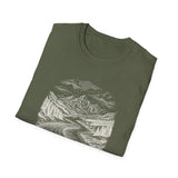 Surreal Runner Shirt, Track to River Illusion Art Tee, Runner Gift, Running Tee, Marathon Gift