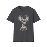 Surreal Christmas Shirt, Reindeer Forest Antlers Illusion Art Tee, Christmas Gift, Winter Holiday Tee