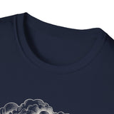 Surreal Bookish Shirt, Storm in a Teacup Illusion Art Tee, Book Lover Gift, Reader Tee, Dark Academia Shirt