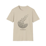 Surreal Farmer Shirt, Wheat to Birds Illusion Art Tee, Farmer Gift, Farm Tee, Homestead Gift