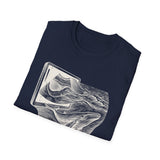 Surreal Sonographer Shirt, Ultrasound to Whale Illusion Art Tee, Sonographer Gift, Ultrasound Tech Tee, Sonography Gift