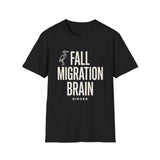 Fall Migration Brain Shirt, Funny Birder Shirt, Bird Watcher Gift, Birdwatching Tee, Birder Gift