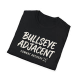 Bullseye Adjacent Shirt, Funny Combat Archery Shirt, Archery Gift, Archer Tee, Combat Archery Gift