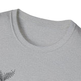 Surreal Bird Shirt, Starling Whale Illusion Art Tee, Bird Lover Gift, Birdwatching Tee
