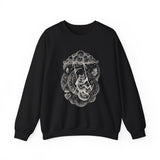 Surreal Celestial Sweatshirt, Moon Swing Fox Illusion Art Crewneck, Moon Phase Tee, Mystical Witchy Gift