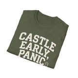 Castle Early, Panic Later Shirt, Funny Chess Club Shirt, Chess Player Gift, Chess Tee, Chess Lover Gift