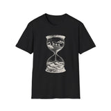Surreal Travel Shirt, Hourglass Desert Ocean Illusion Art Tee, Adventure Gift, Wanderlust Tee