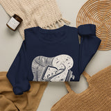 Surreal Bookish Sweatshirt, Endless Library Illusion Art Crewneck, Book Lover Gift, Reader Tee, Dark Academia Shirt