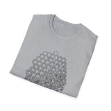 Surreal Beekeeper Shirt, Honeycomb to City Illusion Art Tee, Beekeeping Gift, Beekeeper Tee, Honey Lover Gift