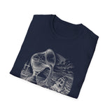 Surreal Science Teacher Shirt, Beaker to Sea Illusion Art Tee, Science Teacher Gift, Teacher Tee, Back to School Gift
