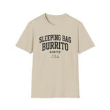 Sleeping Bag Burrito Shirt, Funny Camper Shirt, Camper Gift, Camping Tee, Outdoor Lover Gift