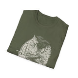 Surreal Combat Archery Shirt, Bow to River Bend Illusion Art Tee, Archery Gift, Archer Tee, Combat Archery Gift