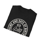 Name and Date of Birth, Please Shirt, Funny Pharmacy Tech Shirt, Pharmacist Gift, Pharmacy Technician Tee, Pharmacy Week Gift