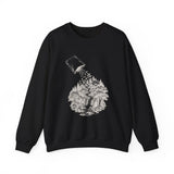 Surreal Garden Sweatshirt, Seed Packet Forest Illusion Art Crewneck, Gardener Gift, Botanical Plant Tee