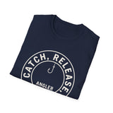 Catch, Release, Repeat Shirt, Funny Angler Shirt, Fishing Gift, Angler Tee, Fisherman Gift