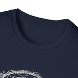 Surreal Cat Shirt, Cat Planet Illusion Art Tee, Cat Lover Gift, Vintage Engraving Cat Tee