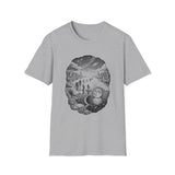 Surreal Celestial Shirt, Moon Stepping Stones Illusion Art Tee, Moon Phase Tee, Mystical Witchy Gift
