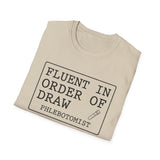 Fluent in Order of Draw Shirt, Funny Phlebotomist Shirt, Phlebotomy Gift, Lab Tech Tee, Lab Week Gift