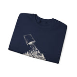 Surreal Garden Sweatshirt, Seed Packet Forest Illusion Art Crewneck, Gardener Gift, Botanical Plant Tee