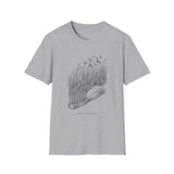 Surreal Dental Hygienist Shirt, Toothbrush to Meadow Illusion Art Tee, RDH Gift, Dental Hygiene Tee