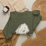 Surreal Farmer Sweatshirt, Starry Barn Illusion Art Crewneck, Farmer Gift, Farm Tee, Vintage Engraving Tee