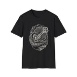 Surreal Celestial Shirt, Key to the Sky Illusion Art Tee, Moon Phase Tee, Mystical Witchy Gift