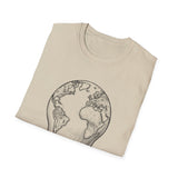 Surreal Dietitian Shirt, Apple to Globe Illusion Art Tee, Dietitian Gift, Nutrition Tee, RD Gift