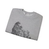 Surreal Celestial Sweatshirt, Moon Lantern Illusion Art Crewneck, Moon Phase Tee, Mystical Witchy Gift