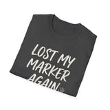 Lost My Marker Again Shirt, Funny X-Ray Tech Shirt, Radiology Tech Gift, Rad Tech Week Tee, Radiologic Technologist