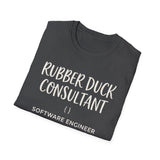 Rubber Duck Consultant Shirt, Funny Software Engineer Shirt, Programmer Gift, Software Developer Tee, Coder Gift