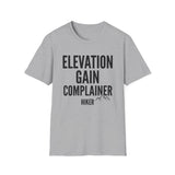 Elevation Gain Complainer Shirt, Funny Hiker Shirt, Hiker Gift, Hiking Tee, Outdoor Lover Gift