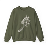Surreal Teacher Sweatshirt, Pencil Road Schoolhouse Illusion Art Crewneck, Teacher Gift, Vintage Engraving Tee