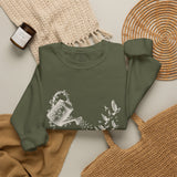 Surreal Garden Sweatshirt, Watering Can Birds Illusion Art Crewneck, Gardener Gift, Botanical Plant Tee