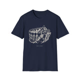 Surreal Dental Hygienist Shirt, Teeth to Mountains Illusion Art Tee, RDH Gift, Dental Hygiene Tee