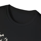 Surreal Music Shirt, Birds on a Wire Melody Illusion Art Tee, Musician Gift, Piano Guitar Tee