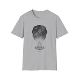 Surreal Camper Shirt, Campfire to Stars Illusion Art Tee, Camper Gift, Camping Tee, Outdoor Lover Gift
