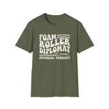 Foam Roller Diplomat Shirt, Funny Physical Therapy Shirt, PT Gift, Physical Therapist Tee, Rehab Team Gift