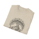 Surreal Ocean Shirt, Octopus Oak Illusion Art Tee, Whale Sea Life Tee, Beach Lover Gift