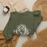 Surreal Garden Sweatshirt, Rose Staircase Illusion Art Crewneck, Gardener Gift, Botanical Plant Tee