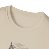 Surreal Combat Archery Shirt, Bow to River Bend Illusion Art Tee, Archery Gift, Archer Tee, Combat Archery Gift