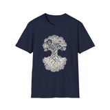 Surreal Forest Shirt, Mirror Tree Illusion Art Tee, Wildlife Nature Tee, Outdoor Lover Gift