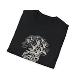 Surreal Ocean Shirt, Fish to Birds Illusion Art Tee, Whale Sea Life Tee, Beach Lover Gift
