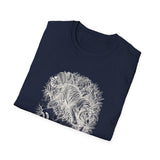 Surreal Cat Shirt, Shadow Tiger Illusion Art Tee, Cat Lover Gift, Vintage Engraving Cat Tee