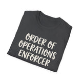 Order of Operations Enforcer Shirt, Funny Math Teacher Shirt, Math Teacher Gift, Teacher Tee, Back to School Gift